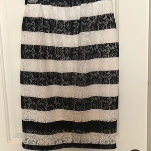 Lacey pencil skirt